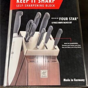 Zwilling Four Star 8-Piece Knife Block Set